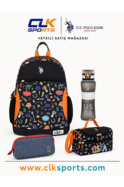 U.S. Polo Assn. İlköğretim Okul Sırt Çantası, Beslenme Çantası, Kalem Çantası...