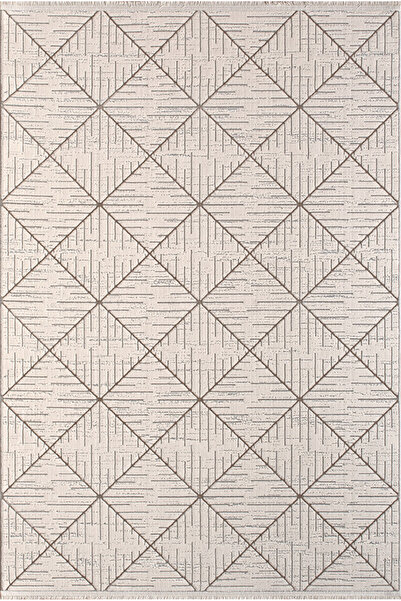 Artemis Halı GINA 03049A Gri Bej Modern Polyester Özel Ölçü Halı 240 x 340 cm