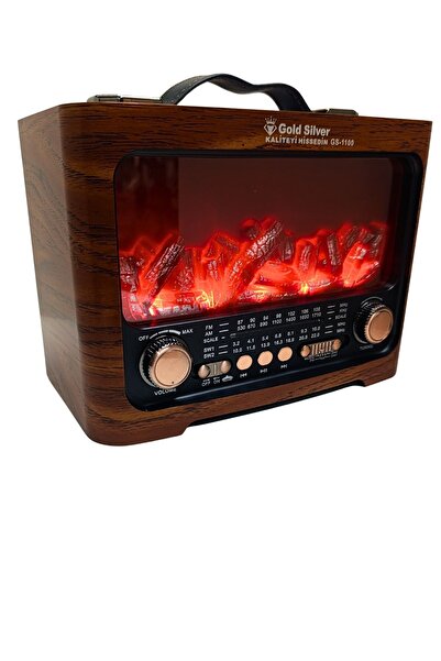 GoldSilver GS-1100 Radyo Bluetooth USB MP3 FM 4 Bant Radyo