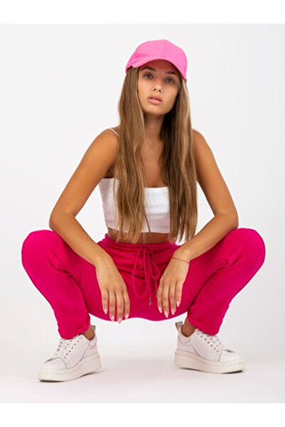 Relevance Pantaloni Trening Dama Sport, Guler inalt, RELEVANCE, Fucsia Casual...