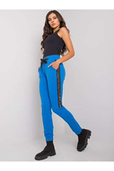 Relevance Pantaloni Trening Dama Lunga, Sport, RELEVANCE, Albastru Casual Mod...