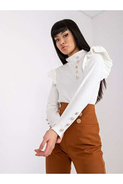 Italy Moda Bluza Dama, ITALY MODA, Poliester, Maneca lunga, Alb, model DHJ-BZ...
