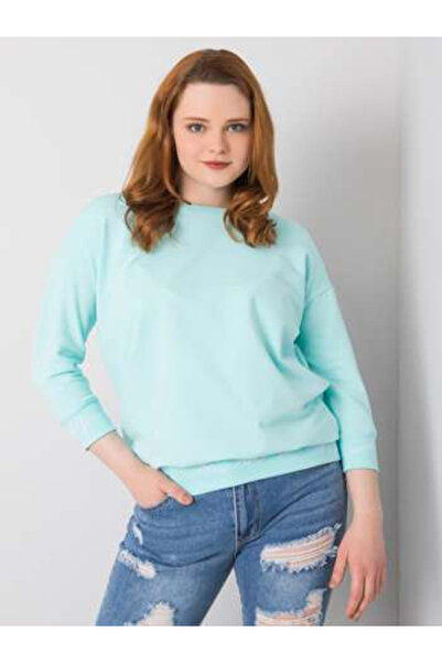 Relevance Women's Sweatshirt, RELEVANCE, Cotton, 3/4 Sleeve, Mint, model RV-B...
