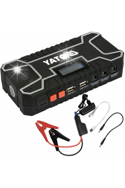 yato DISPOZITIV DE PORNIRE POWERBANK JUMP STARTER 12000mAh 12V 500A LCD