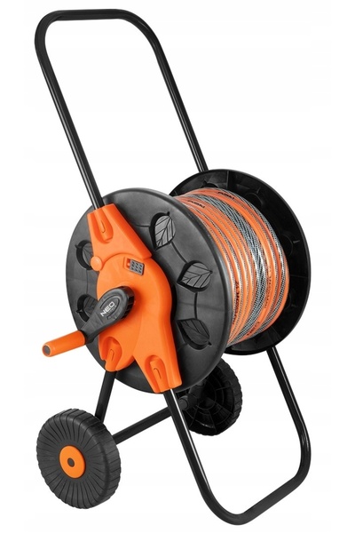 NEO Tools NEO Furtun de grădină rezistent 50m 1/2 " + Tambur + Aspersor + Rac...