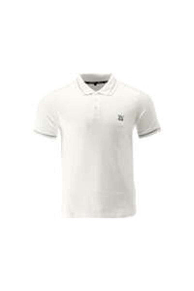 yato Tricou polo bărbătesc, moale, alb, din bumbac, 200g/m², mărimea S