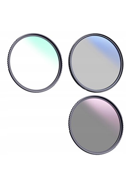 K&F CONCEPT Set de filtre 4 în 1: NANO-K UV, Polarizator CPL, Gri ND4 K&F 37m...