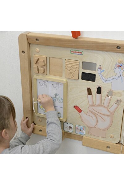 Masterkidz Tablă Educativă Montessori pentru Simțul Tactil