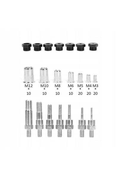 Kraft&dele NITONICA MANUALĂ NITONUT M3-M12 CRIER M3 M4 M5 M6 M8 M10 M12 125 EL