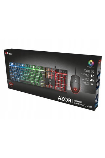NO BRAND Tastatură de gaming iluminată cu LED și mouse USB