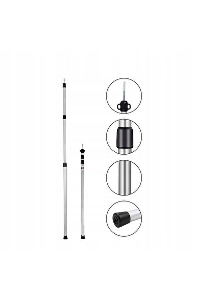 bedee 2,3M SUPORT TELESCOPIC DIN ALUMINIU PENTRU CORT*2