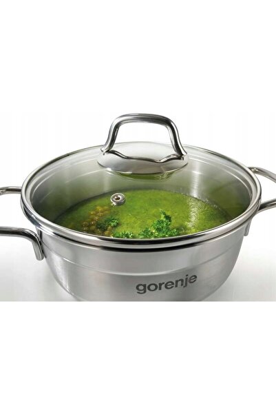 Gorenje Set de vase de bucătărie CW3SC Oală Tigaie Oțel Argintiu