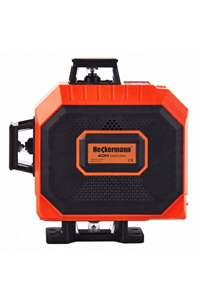 Heckermann Nivelă laser cu laser în cruce 4D autonivelantă 16 linii + tijă de...
