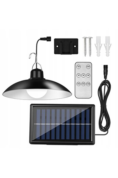 Gotel Lampă solară LED suspendată de exterior pentru grădină și foișor + Tele...