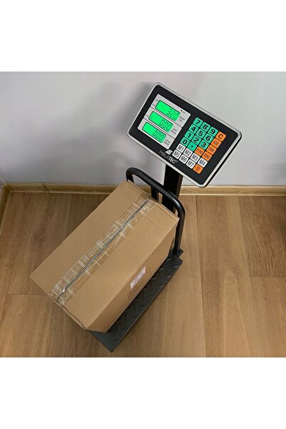 Malatec Cântar electronic de depozit LCD, 150 kg, platformă, pentru mărfuri, ...