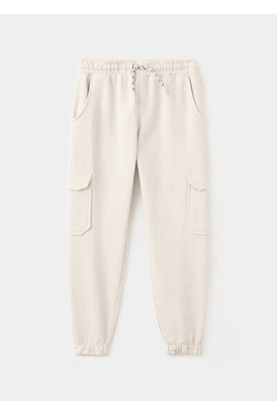 MANGO Kids Bağcıklı jogger pantolon