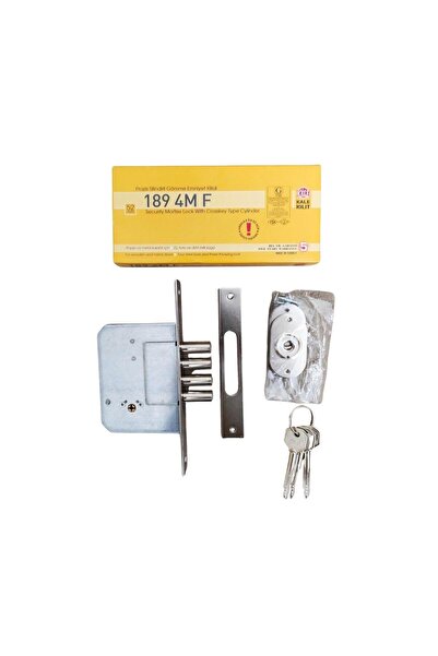 TUĞRA HIRDAVAT Kale Lock 189 4m F 4 Shaft 52 mm Cylinder Mortise Safety Lock