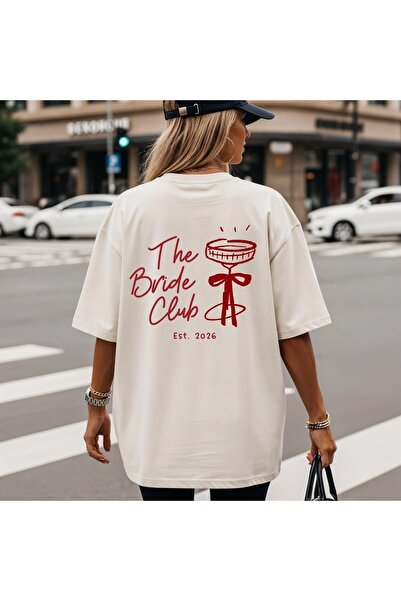 genosha Bride T-Shirt Bride Bridesmaid Team Printed 100% Cotton Oversize T-Shirt