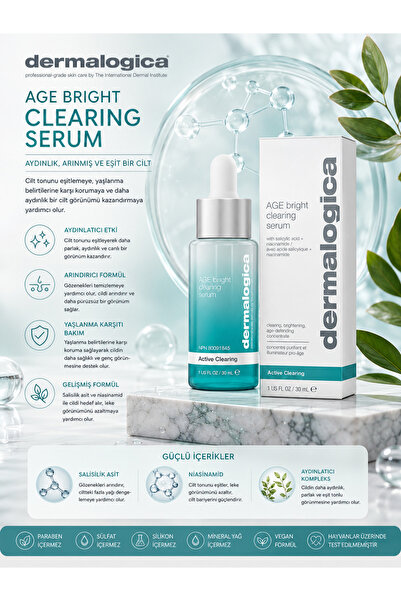 Dermalogica AGE Bright Clearing Sivilceye Eğilimli Leke Karşıtı Cilt Tonu Eşi...