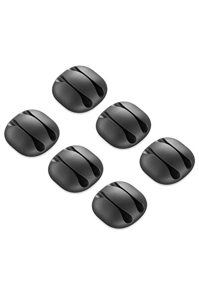OEM Top Bottom Set of 6 black adhesive cable organizers MK5541 deleyCON