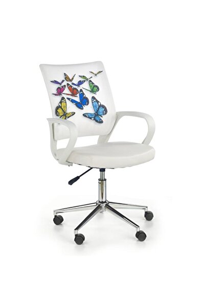 OEM Scaun birou copii HM Ibis Butterfly, Ergonomic, Cadru Metal, Stofa Piele ...