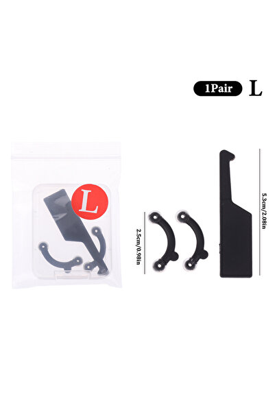 Choice1 Black L Bridge Straightening No Pain 3 Size 3D Beauty Nose Clip Corre...