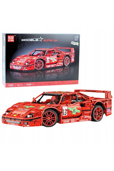 LeanToys Set de construcție Mașină sport de curse roșie 1:10 2688 el.