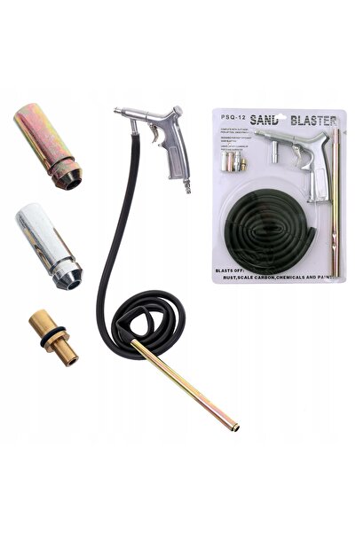 TC Technic Pistol de sablare cu 4 duze și furtun, set de sablator.