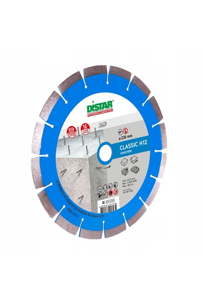 Distar Disc diamantat 230mm 1A1RSS Classic H12