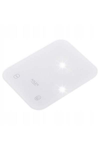 adler Cântar de bucătărie electronic 10 kg LED alb