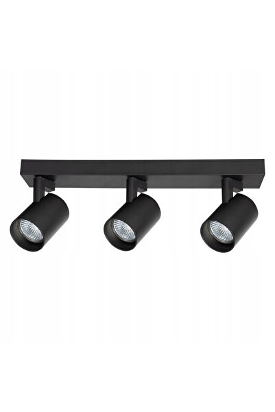 Milagros jewelry Corp de iluminat Volf Spot Negru 3xGU10