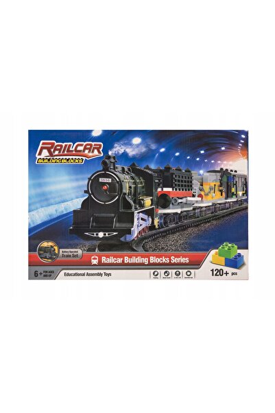 Kathay-Haster Set de construcție trenuleț mare cu lumini și sunete