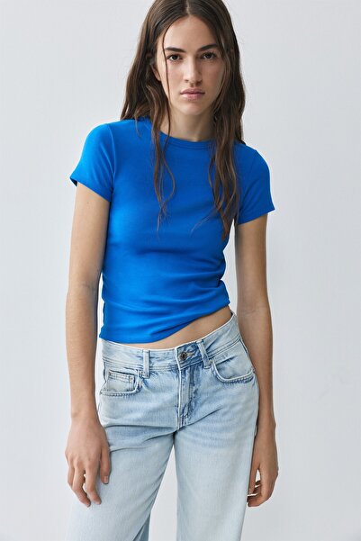 Pull & Bear Kısa kollu dar kesim tişört