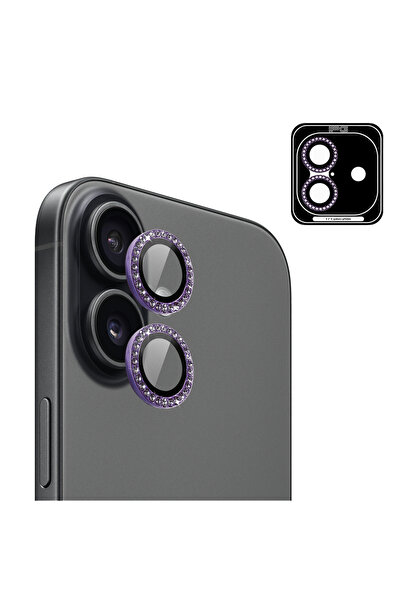 Ipg واقي عدسة الكاميرا ProLENS لهاتف iPhone 17 مع إطار من حجر الألماس، زجاج م...