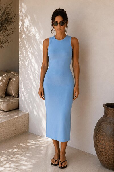 ALEXANDERGARDI Ribbed Sleeveless Midi Dress