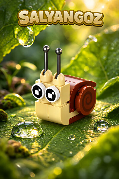 Shem Snail Invertebrate Animals Building Block Toy (28 Pieces) - Mini Insect ...