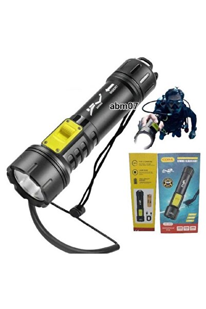 COBA Φακός Κατάδυσης Χειρός LED 1000 Λούμεν 500W Μπαταρία Λιθίου 21700 4.2V 9...