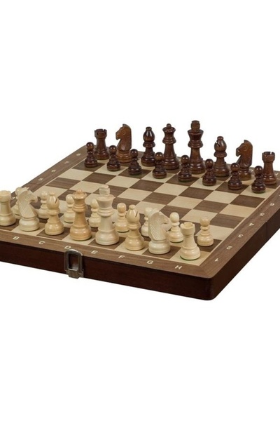 Sunrise Chess & Games Sunrise Tournament Wooden Chess Top Bottom Set No. 3 (3...