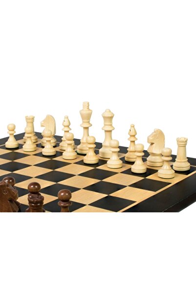 Sunrise Chess & Games Tournament chess Top Bottom Set no. 4 - 40 mm chessboar...