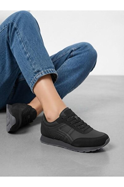 Lütfi Women's black sneaker - everyday orthopedic ultra-light sole walking & ...