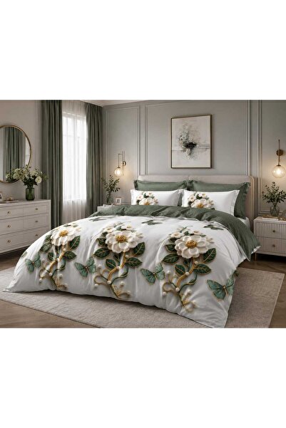 Casa Pucioasa Double bed linen with Stretchy , Finet, 4 pieces