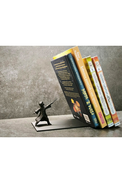 BMS3D حامل كتب مزخرف بتصميم الساحر - حامل كتب الساحر ومنظم رفوف سطح المكتب