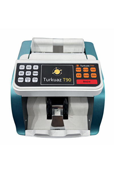 Turkuaz T90 TL / Euro Kağıt Para Sayma Makinesi