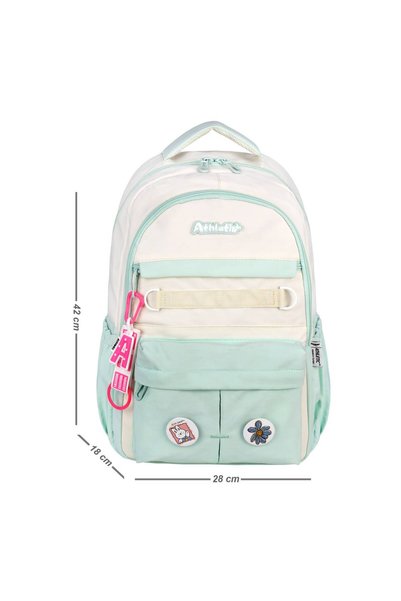 Speedy Bags Ultra-Luxury Water-Resistant Unisex Middle and High School Backpack with Accessories and Hidden Back Pocket
