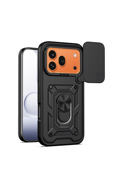 zore Honor 600 Pro 5g Case Sliding Camera Protector Magnetic Stand Tank Prote...