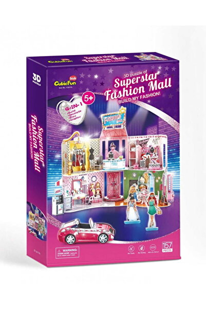 Cubic Fun Puzzle 3D Centrul Comercial Modern E1617H (157 piese)