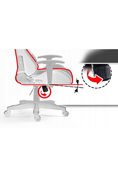 COBRA Fotel Rebel CR207 Alb