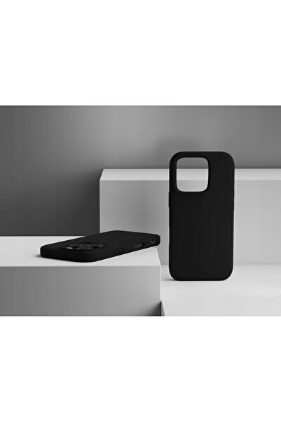 allity Husă de silicon MagSafe pentru Apple iPhone 16 Pro Max, Negru