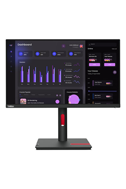 NO BRAND Monitor LENOVO ThinkVision T24i-30 23.8 1920x1080px IPS