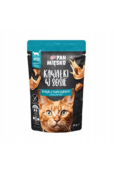 NO BRAND Hrana pentru pisici PAN MIĘSKO Peru cu ton 85 g